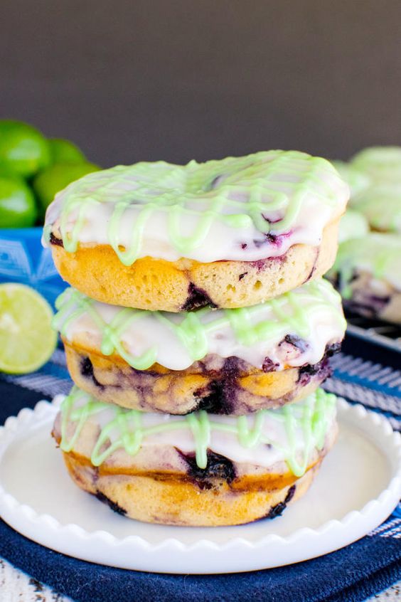 Blueberry Key Lime Donut Flavors