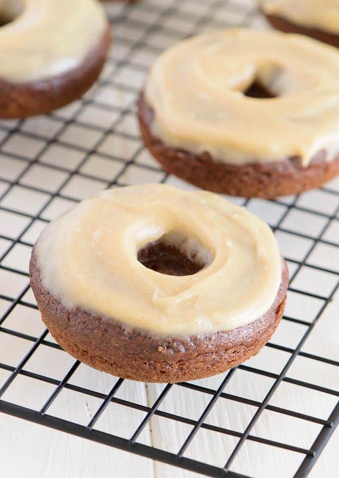 Chocolate Donut with Peanut Butter Frosting Donut Flavors