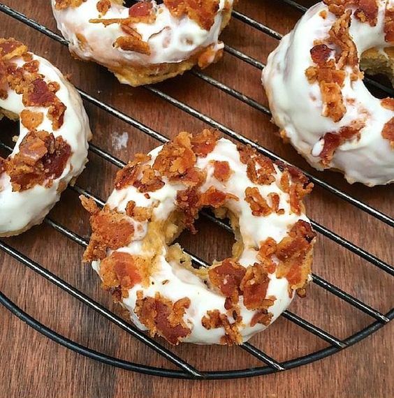 Whiskey Bacon Donut Flavors