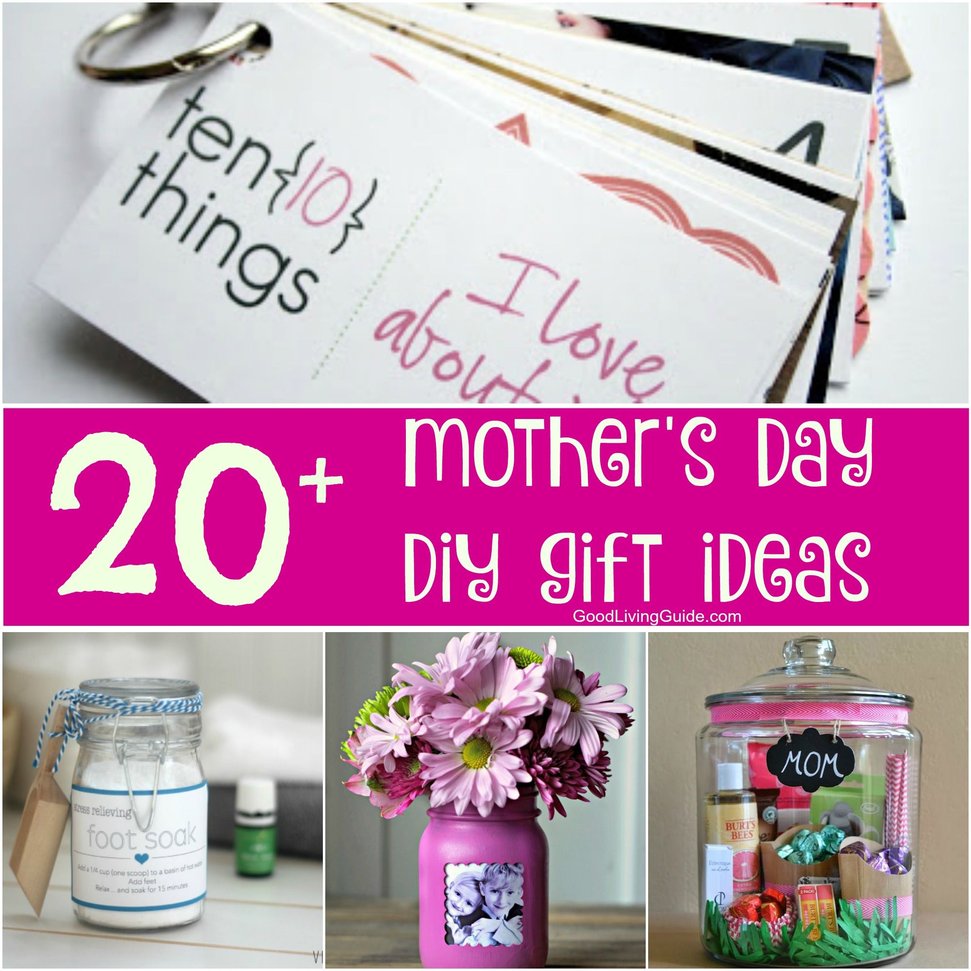 20+ Mother's Day DIY Gift Ideas - Good Living Guide
