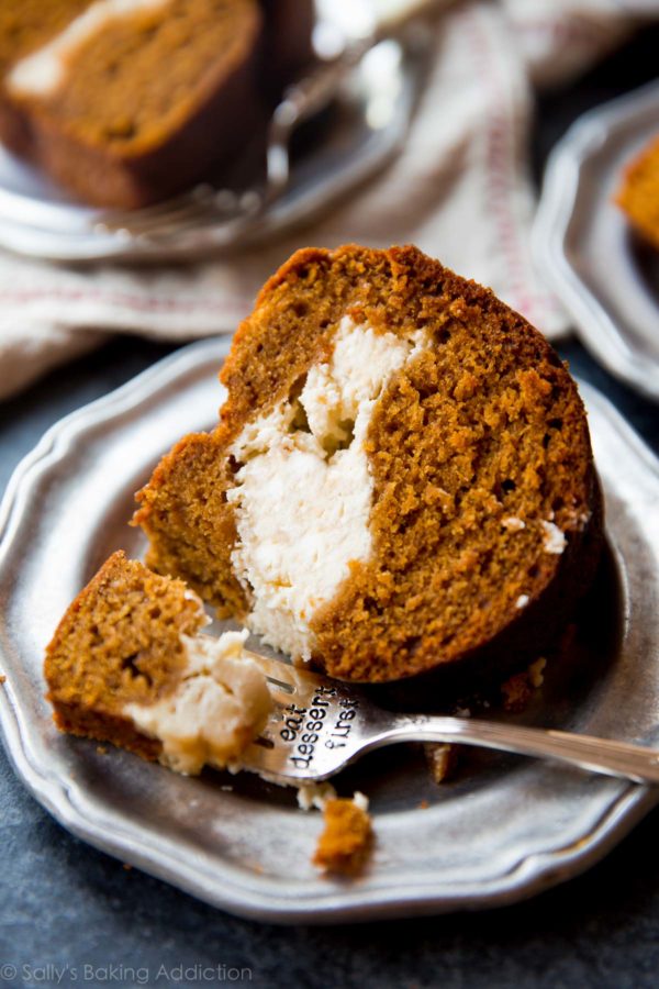 Pumpkin Cream Cheese Bundt Cake-Best Pumpkin Dessert Recipes