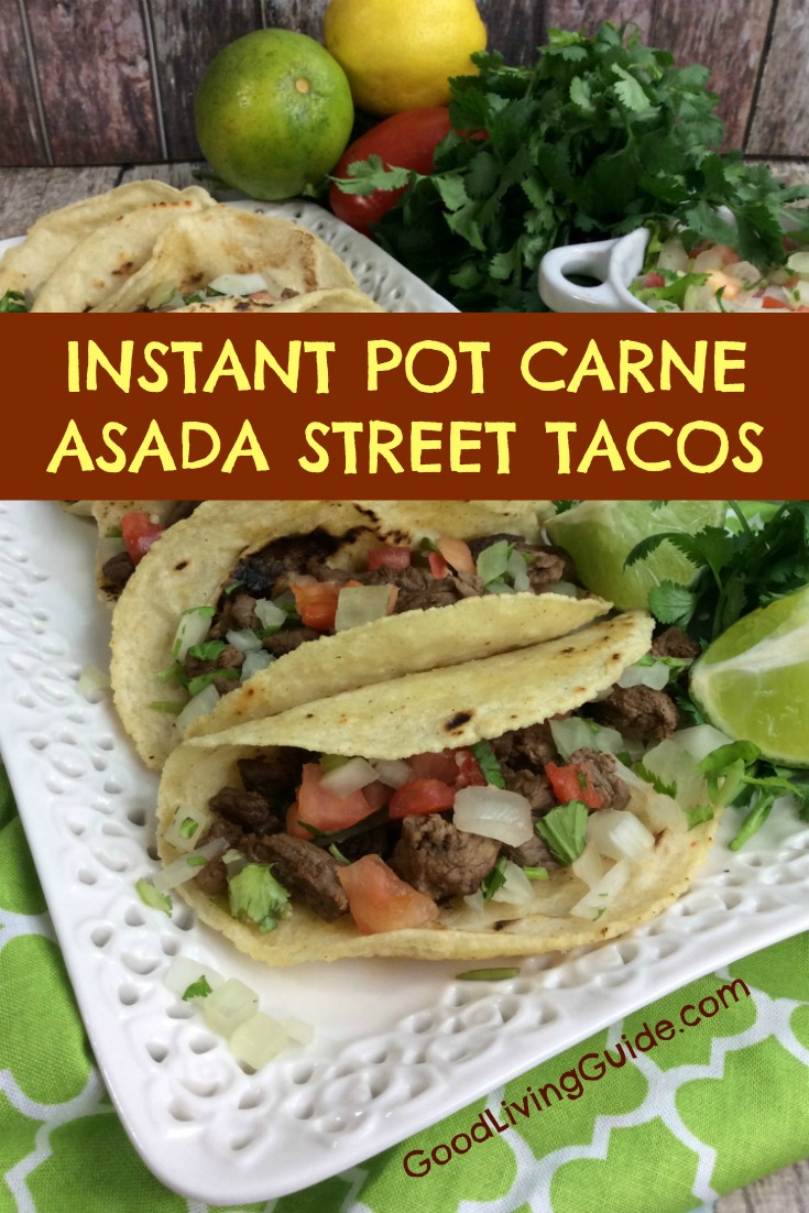 Instant Pot Carne Asada Street Tacos