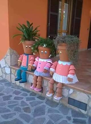 Outdoor Living Ideas - Terracotta Pot Family