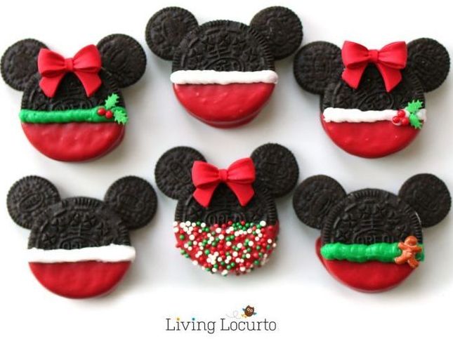 Mickey & Minnie Christmas Cookies