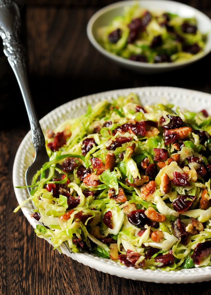 Honey Mustard Brussels Sprout Salad