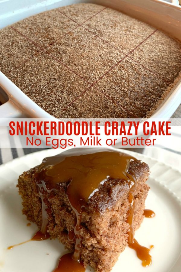 Snickerdoodle Crazy Cake