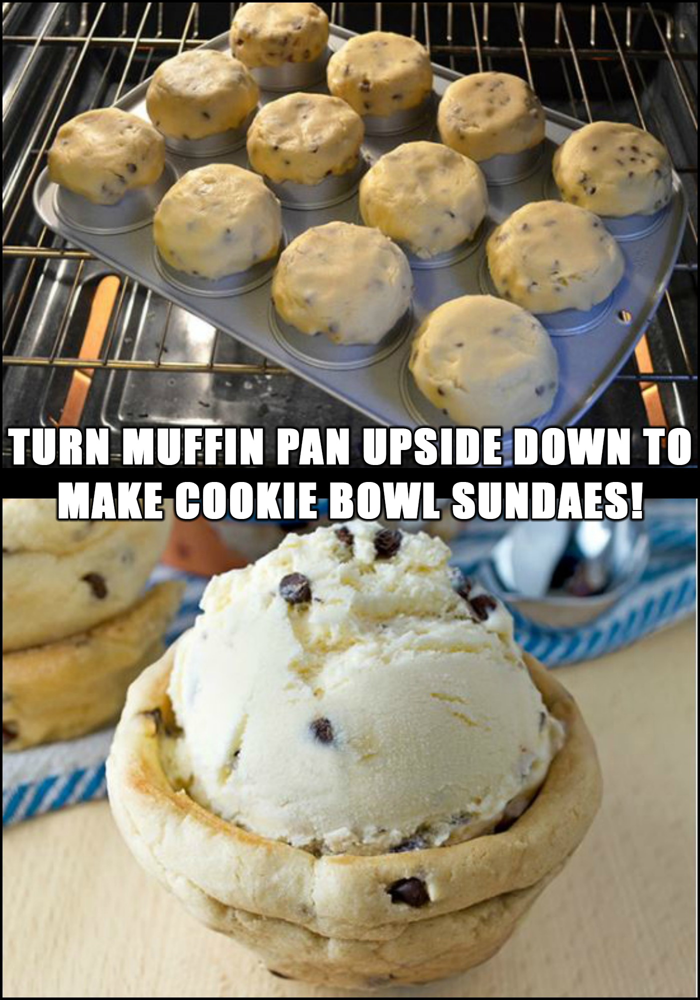Cookie Bowl Sundaes