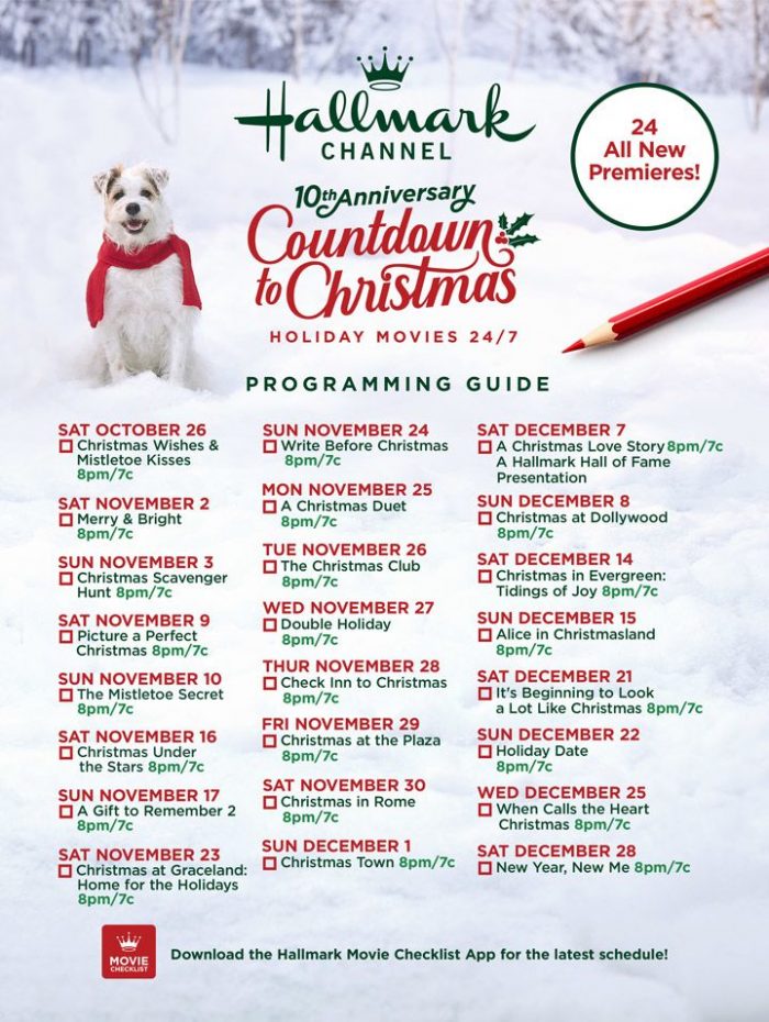 Hallmark Just Released Its Entire 2019 Christmas Movie Guide