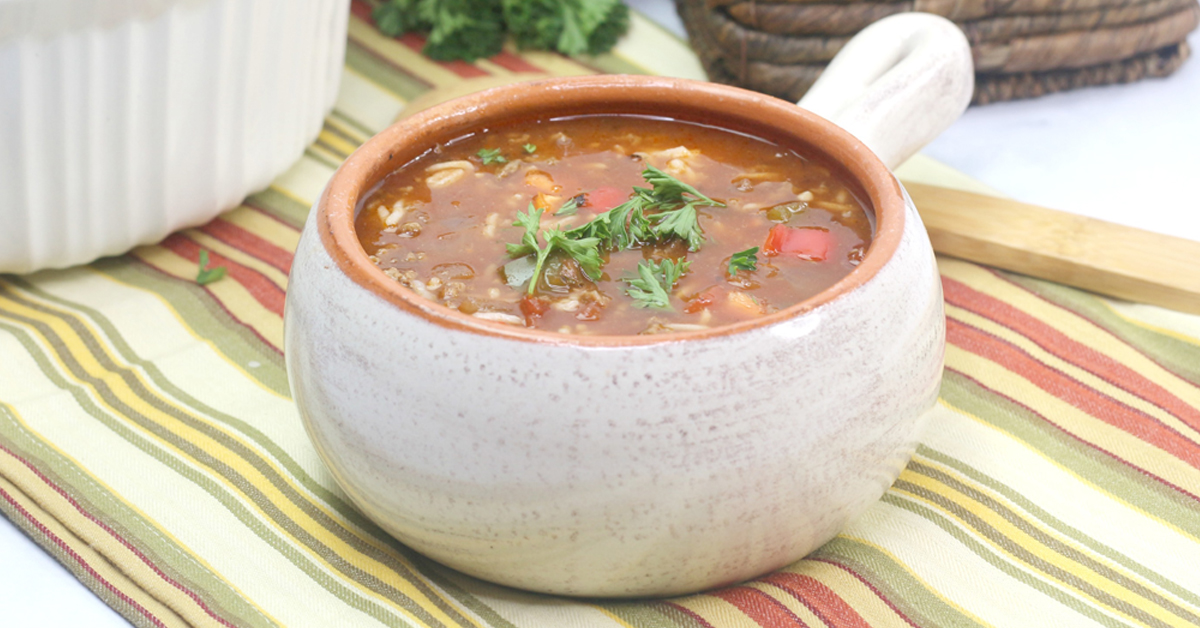 Stuffed Bell Pepper Soup