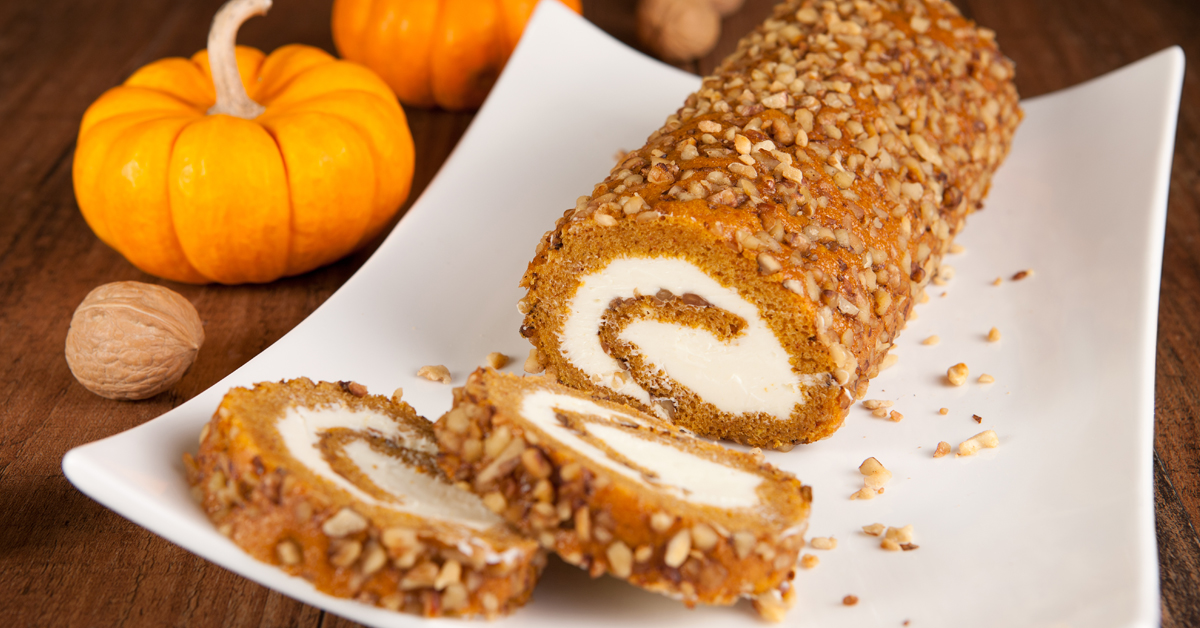 Pumpkin Roll Cake