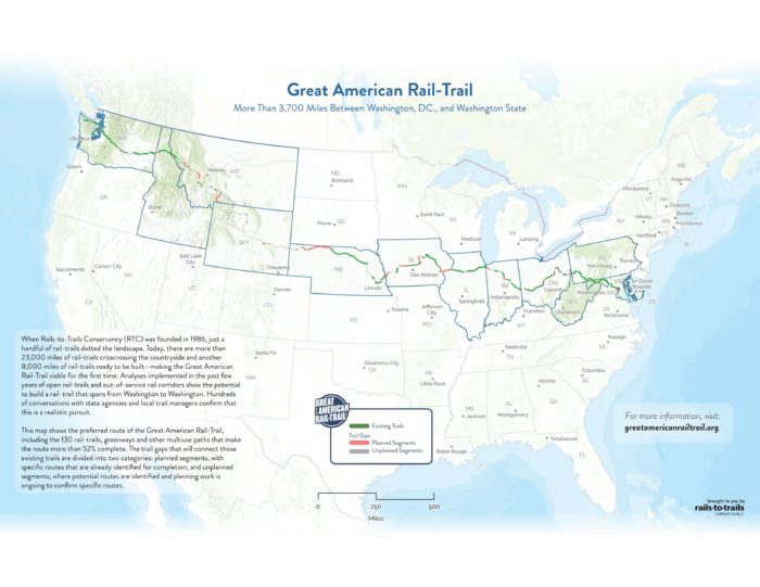 Here's The Proposed Route For The 3,700-Mile Continuous Bike Trail Across The United States