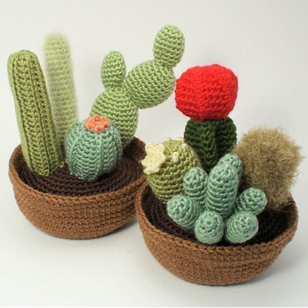 Crochet Succulents and Cacti Will Brighten Up Your Window Sill