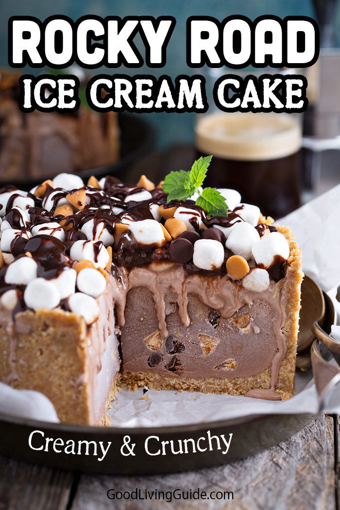 Rocky Road Ice Cream Cake