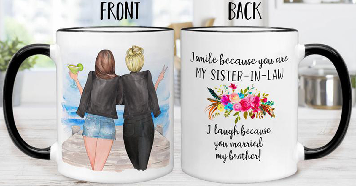  wildwindapparel Dear Sister-In-LawLove, Your Sister-In-Law -  Mug - Sister-In-Law Gift - Sister-In-Law Mug : Home & Kitchen